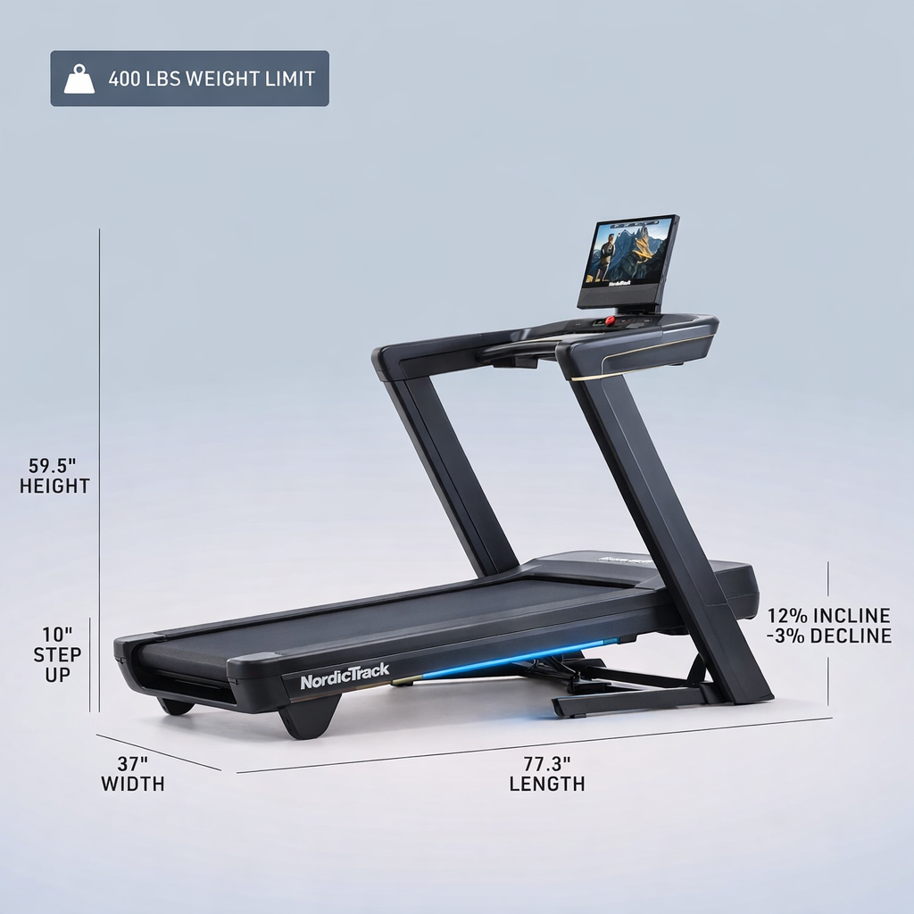 NordicTrack Commercial 1750 Folding Treadmill