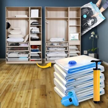 Takarítson meg helyet és tartsa frissen ruháit – Könnyű vákuumos tárolás